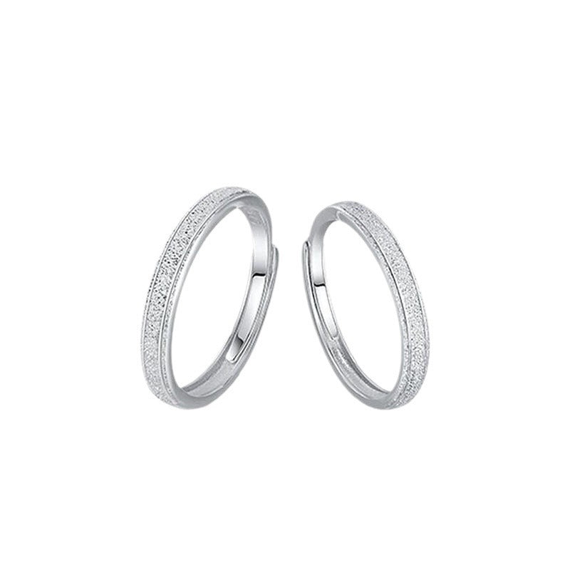 With You Female Simple Starry Sky Rings