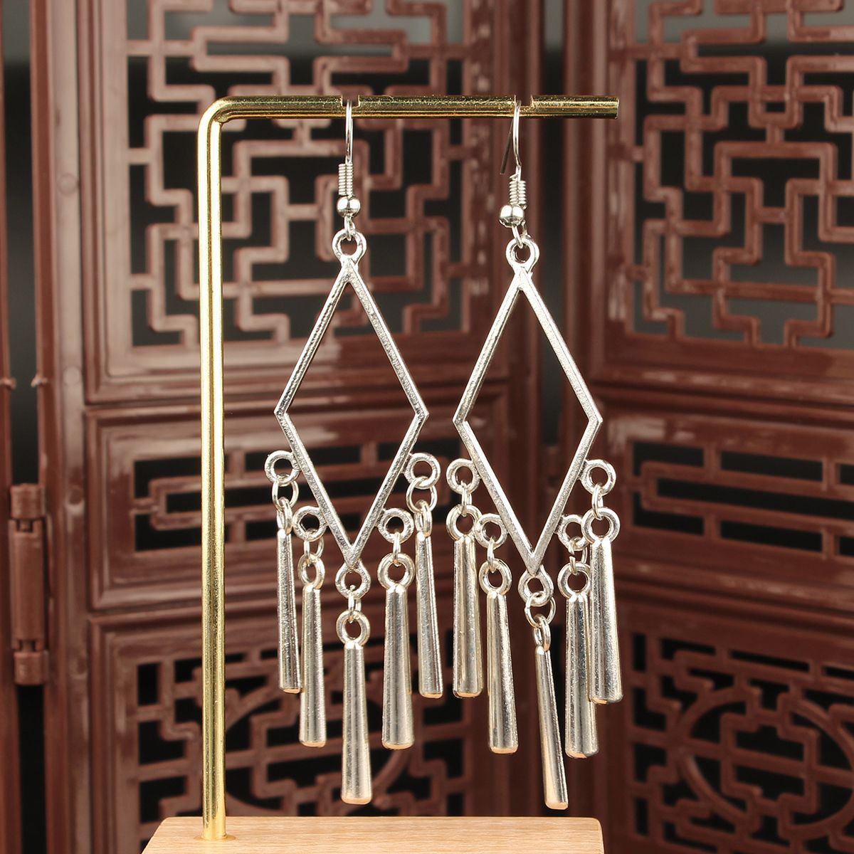 Imitation Sier Miao Tourist Attractions Bohemian Earrings