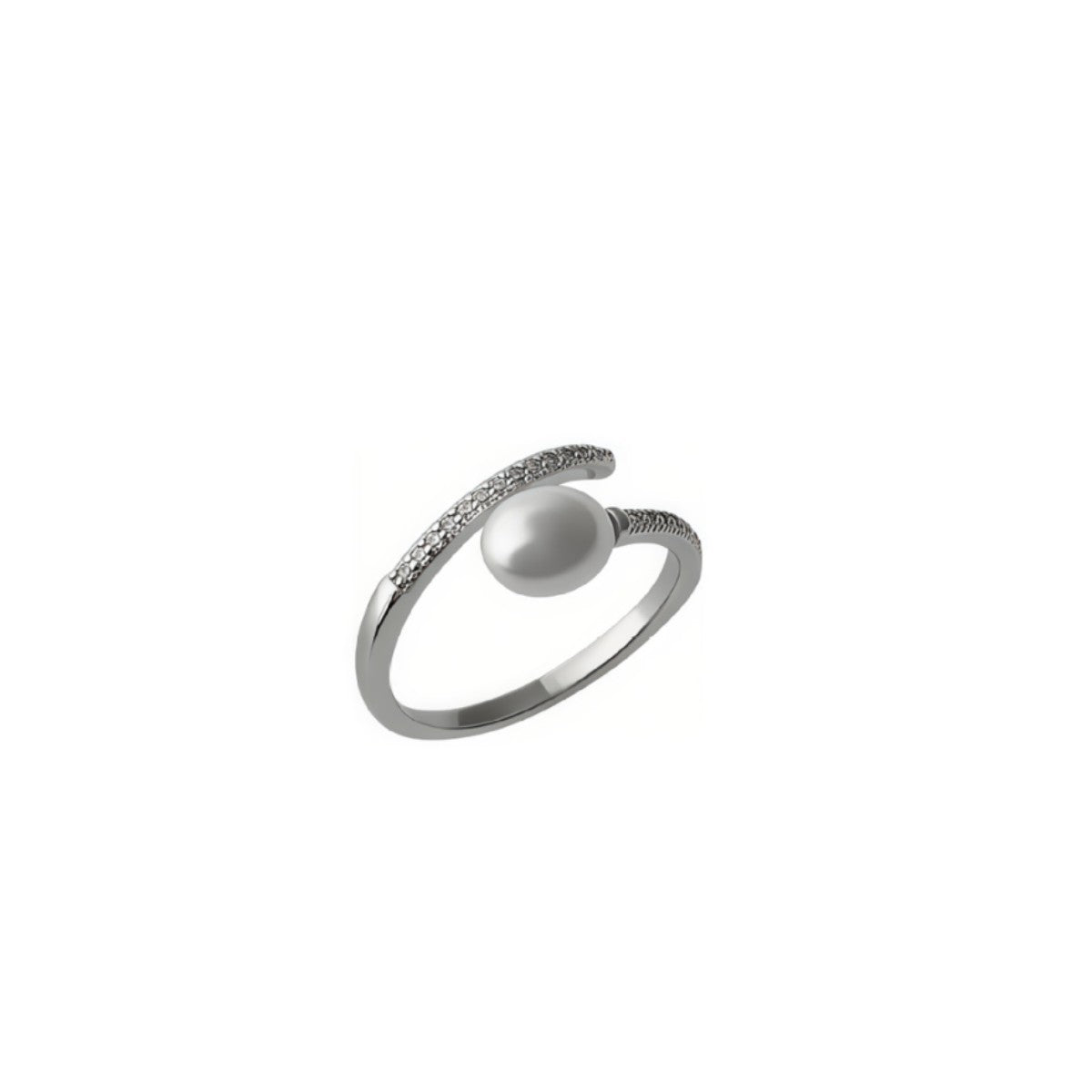 High-grade Pearl Exquisite Fashion Trend Simple Personality Style Ring