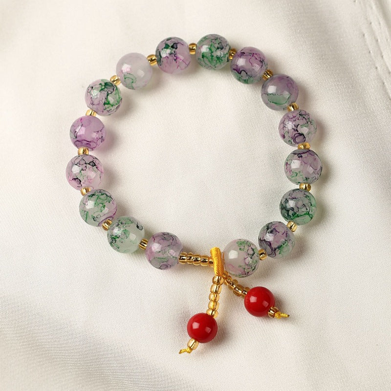 Jewelry Ornament Crystal String Beads Fresh Bracelets