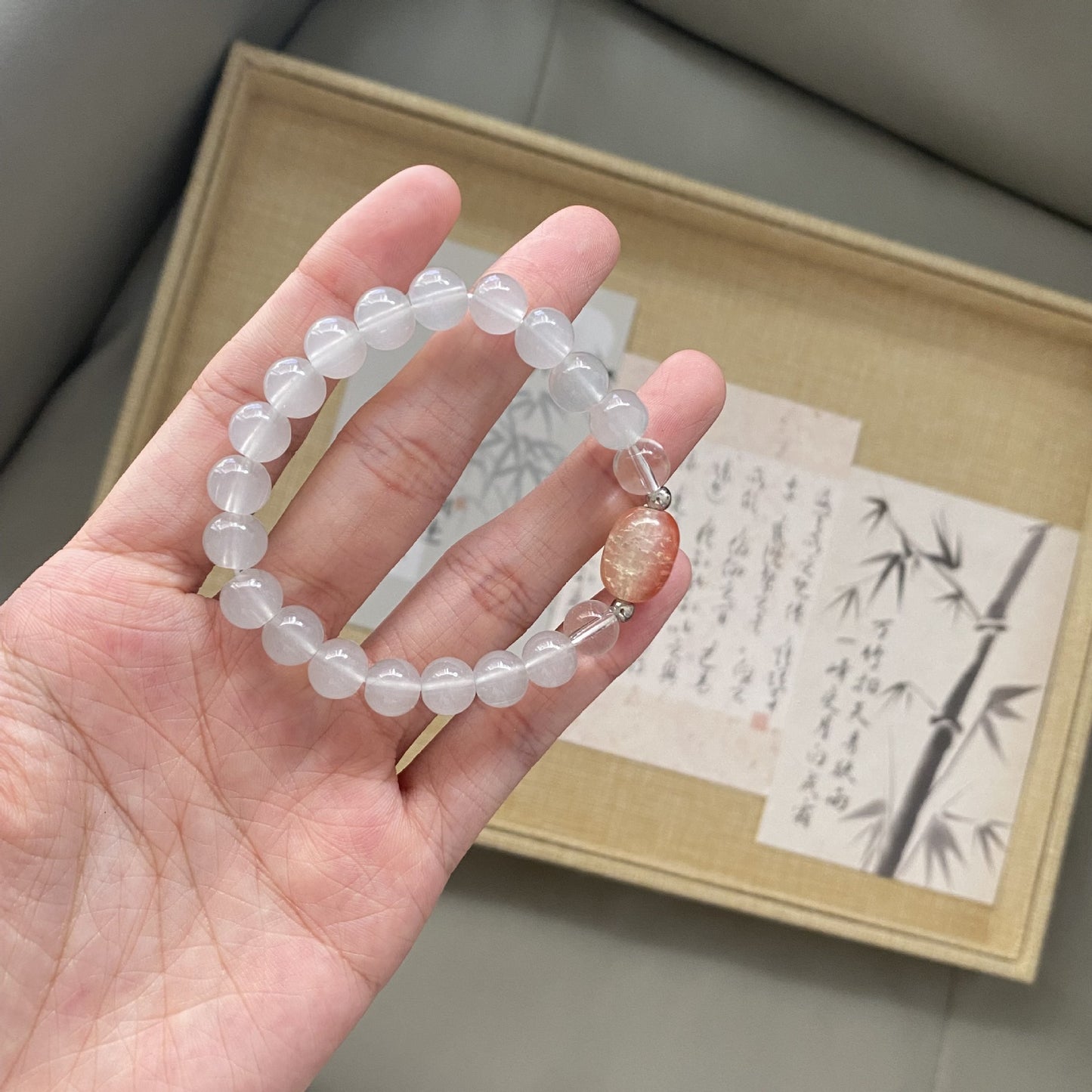 Style Beaded Elastic String Sweet Colored Bracelets