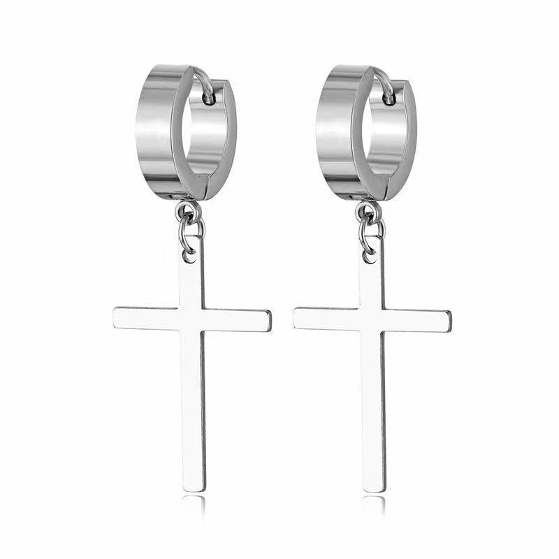 Stainless Steel Cross Shelf No Pierced Rings
