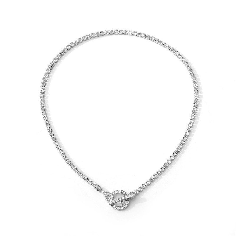 Flash Buckle Claw Chain Female Niche Design Necklace