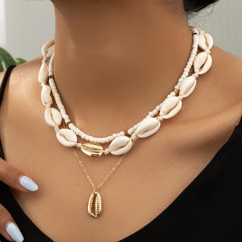 Ornament Hawaii Vacation Beach Shell Marine Necklaces