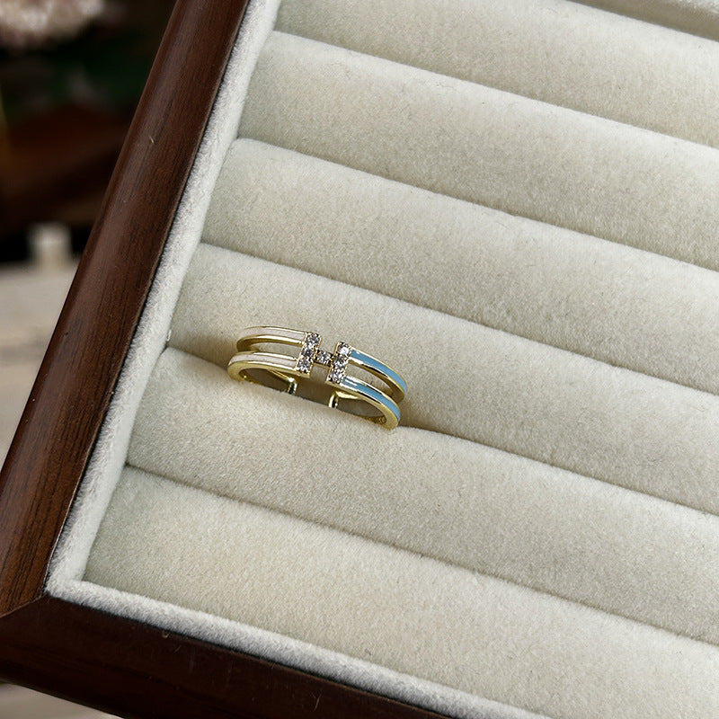 Pearl Female Niche High-grade Light Luxury Rings