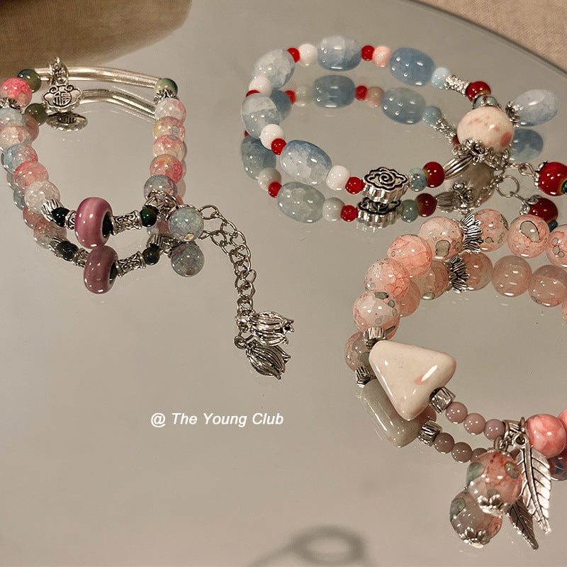 String Beads Hand-made Ethnic Everyday Fashion Bracelets