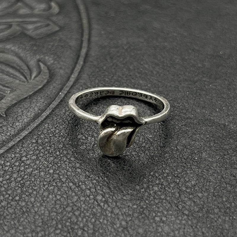 Sier Couple Thin Cross Five-pointed Star Rings