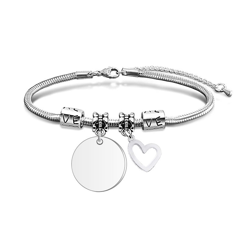 Steel Snake Bone Blank Material Holiday Bracelets