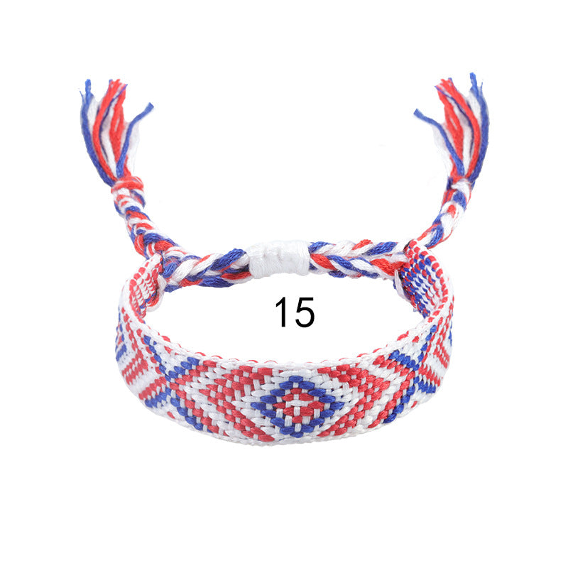 Nepal Ethnic Style Woven Wrist Strap Bracelets