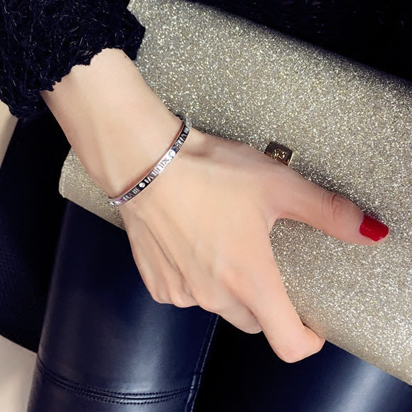 Women's Exaggerated Jewelry Popular Hand Titanium Steel Bracelets