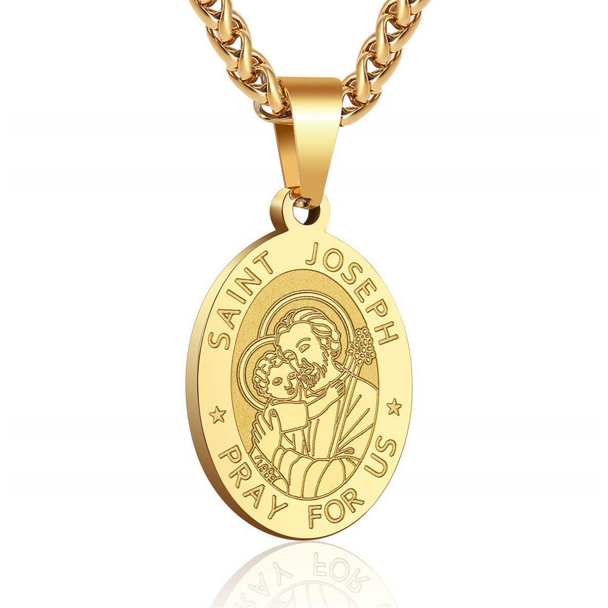 Accessories Fashion Simple Stainless Steel Cross Necklaces