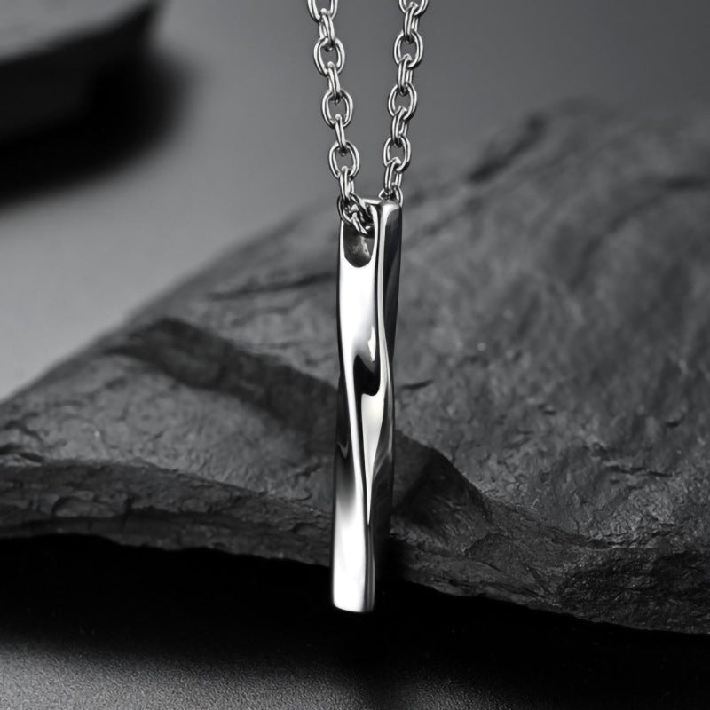 Titanium Steel Long Sweater Stainless Hip Hop Necklaces