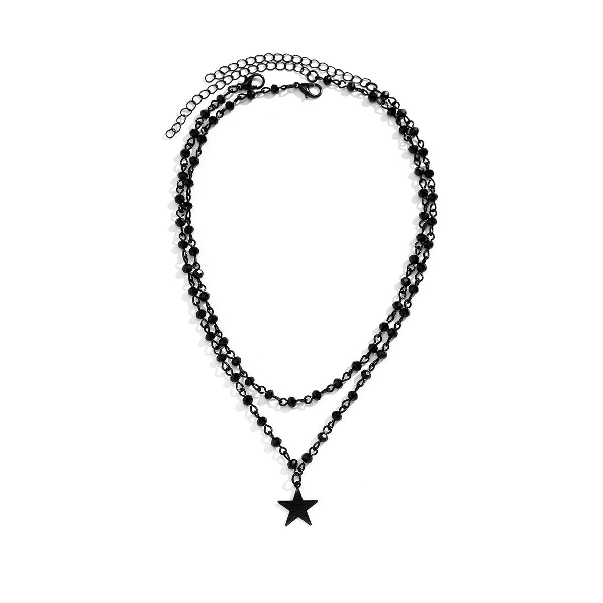 Personality Copper Chain Tassel Female High Sense Necklaces