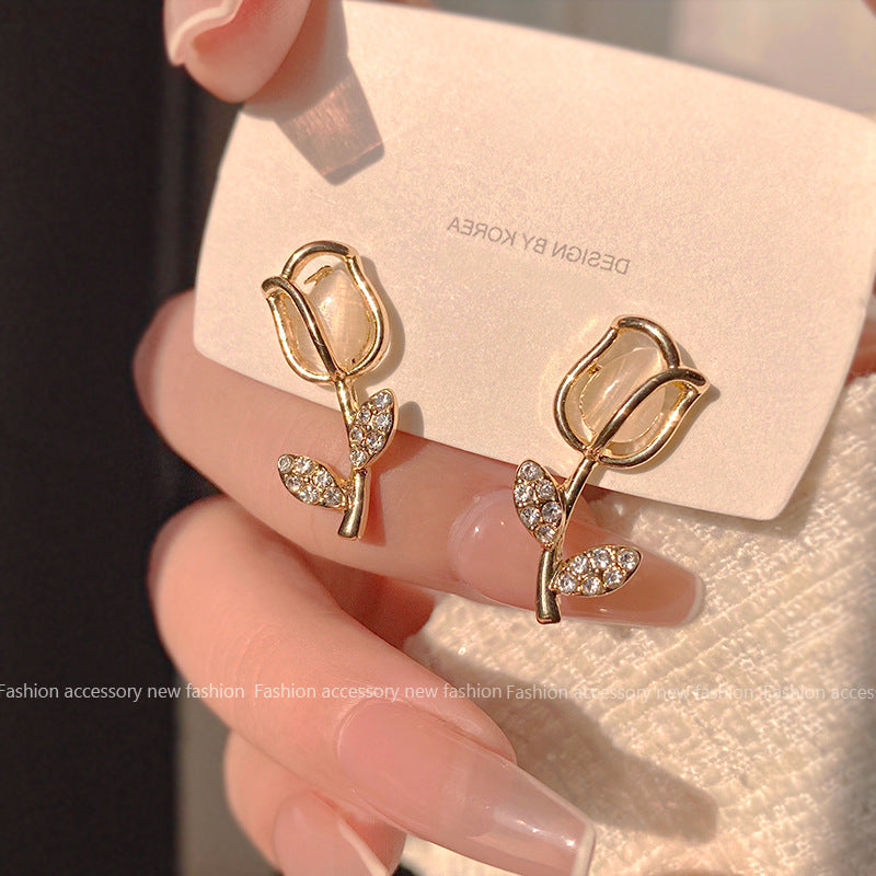 Women's Pin Korean Flower Butterfly High-grade Imitation Rings
