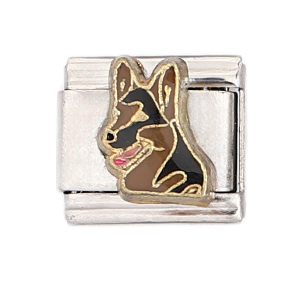 Italian Style Module Series Puppy Modeling Bracelets