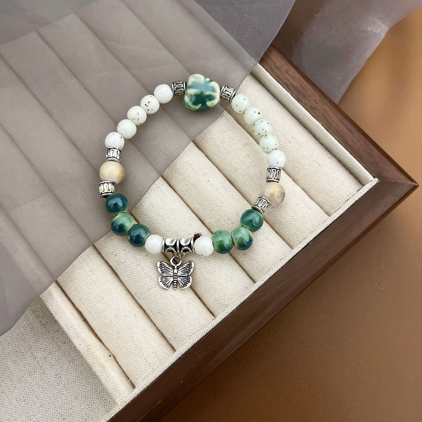 Niche Retro Chinese Beaded Handmade Stall Bracelets