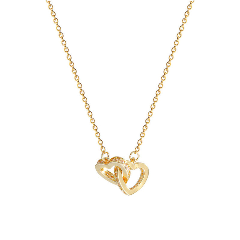 Titanium Steel Female Gold Light Luxury Necklaces