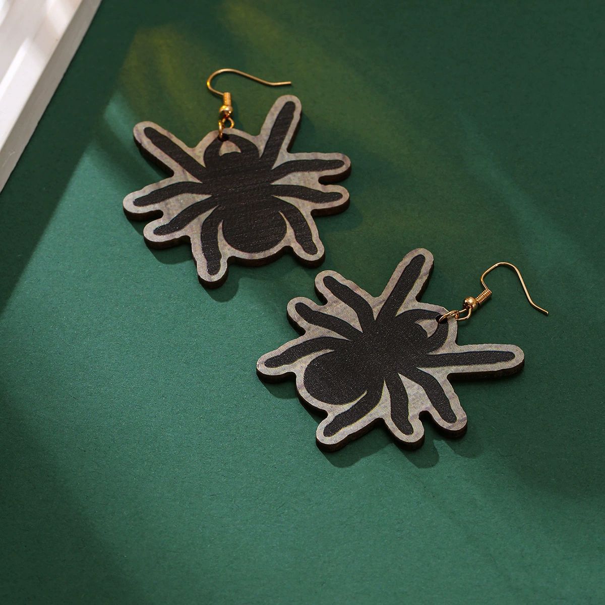 Holiday Funny Pumpkin Green Fur Monster Personalized Earrings