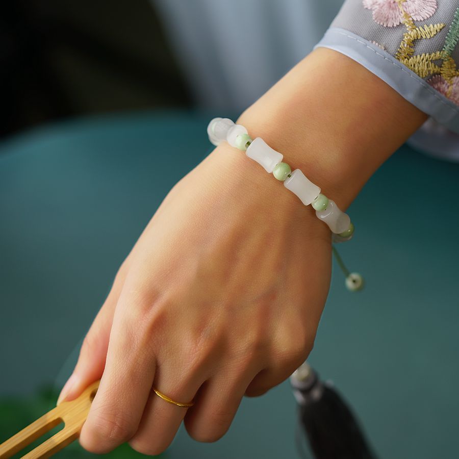 Woven Hand Strap Lucky Bamboo Boys Bracelets