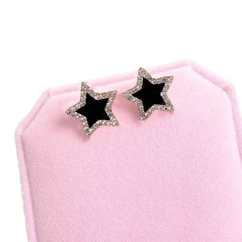 Style Pentagram Simple Advanced Design Sense Female Earrings