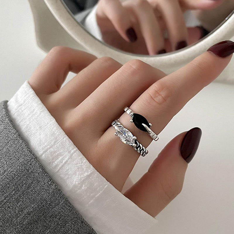 Women's More Than Ornament For Minority Elastic String Small Rings