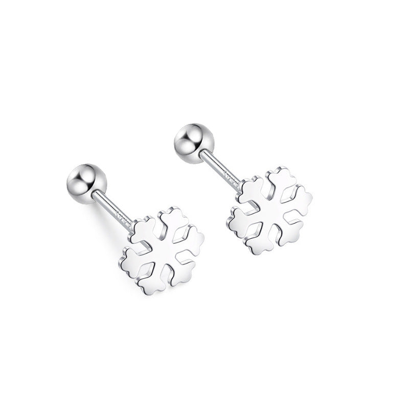 Pure Ear Korean Style Niche Screw Sleeping No Earrings