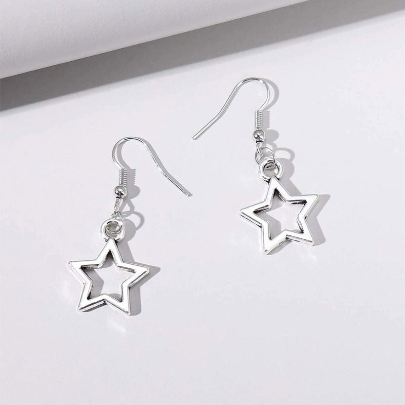 Women's Hollow Out Big Five-pointed Star Simple Fashion Rings