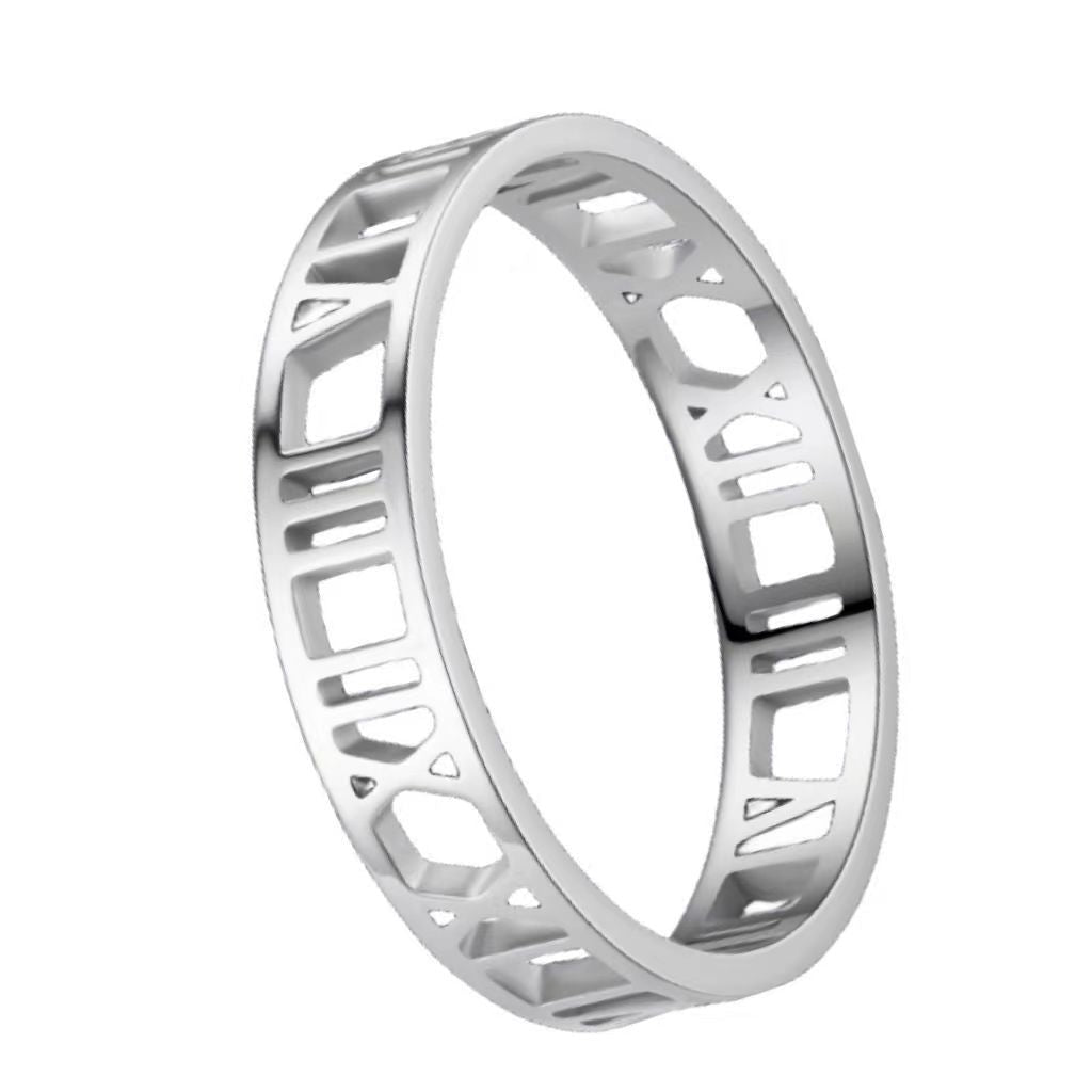 High-grade Light Luxury Design Sense Roman Rings