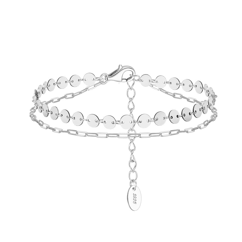 Chain Clip Double Layer Twin Minority Bracelets