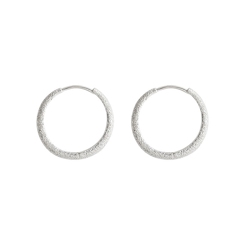 Women's Star River Shining Sand Ear Sier Trendy Earrings