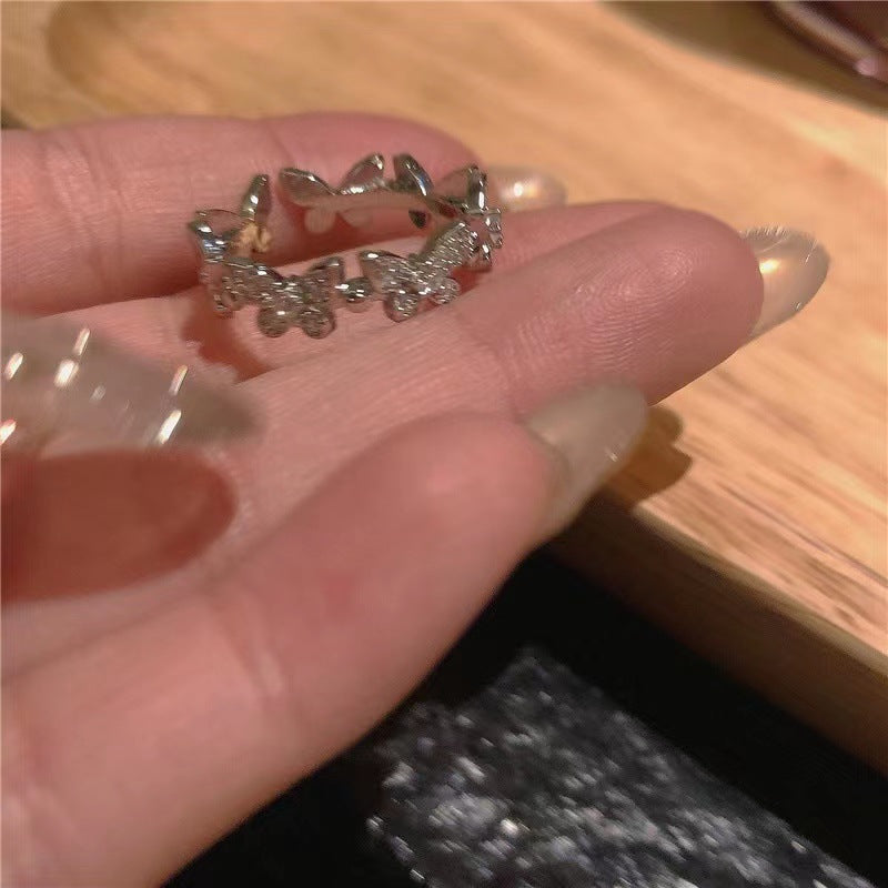 Women's Design Butterfly Opening Mori Personality Stylish Ring