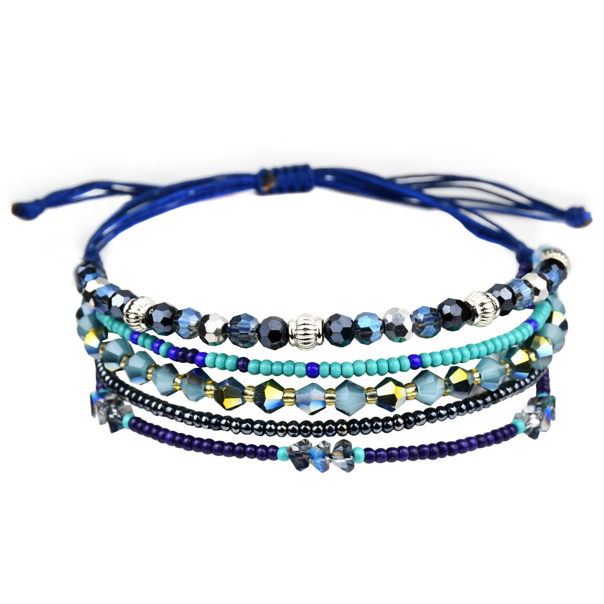 Gravel Crystal String Beads Female Niche Bracelets