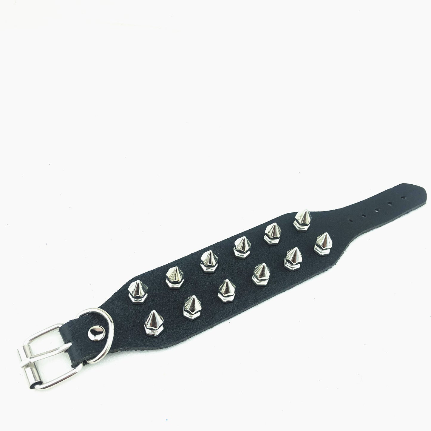 Exaggerated Personalized Punk Leather Watch Tapered Bracelets