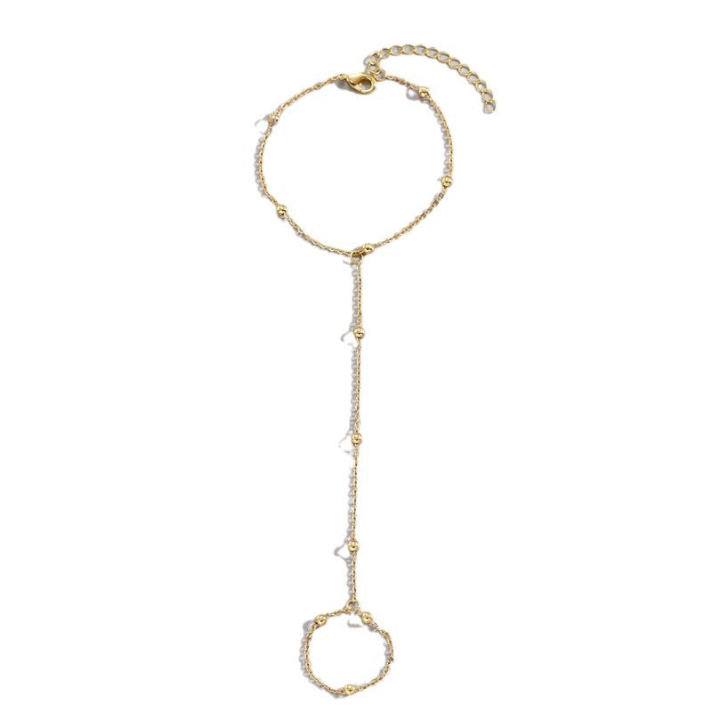 Metal Beads Female Simple Cold Style Imitation Pearl Bracelets