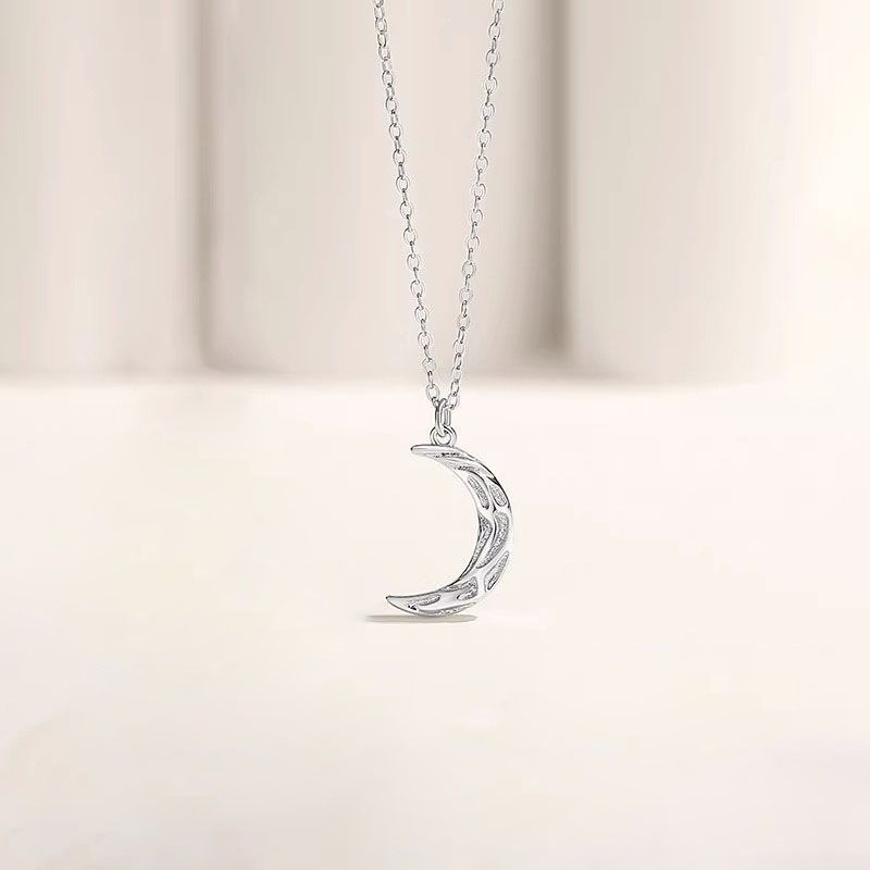 Moon One Pair Of Lovers Minority Simple Personality High Necklaces
