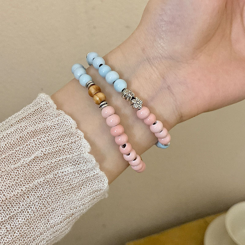 Niche Retro Chinese Beaded Handmade Stall Bracelets