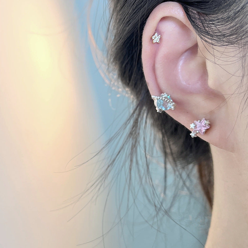 Moon Memory Bright Starry Sky Series Earrings