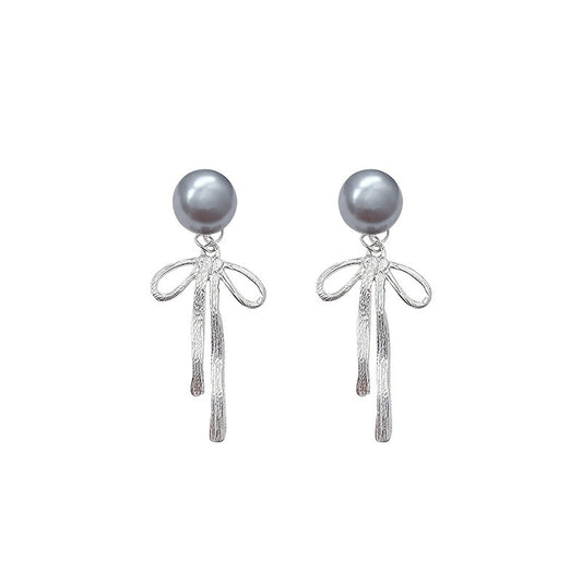 Women's Sier Needle Fashion Simple Light Luxury Earrings