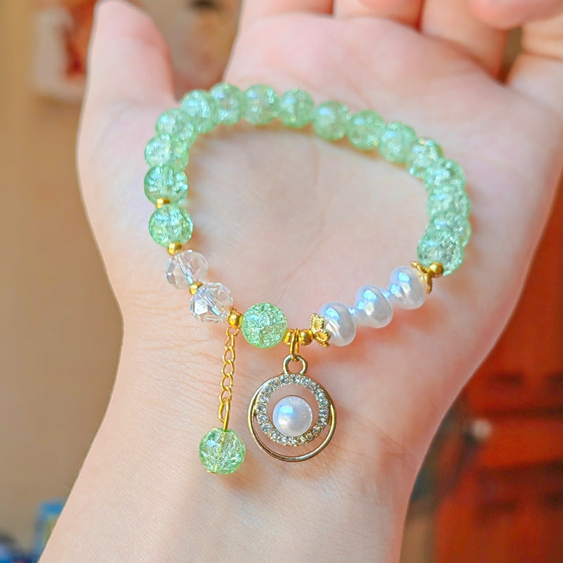 Glass Live Streaming Welfare Cracked Cystal Bracelets