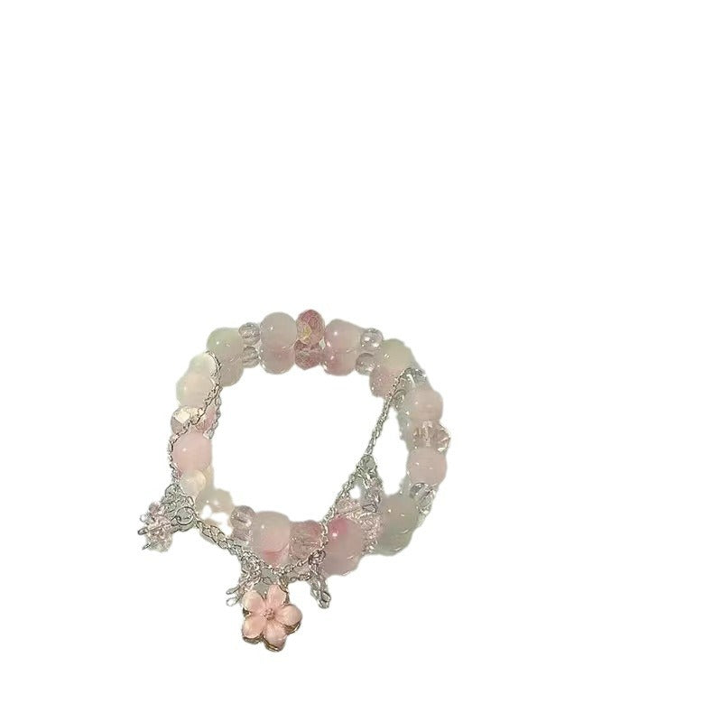Women's Style Blue Wave National Fashion Fairy Butterfly Simple Bracelet