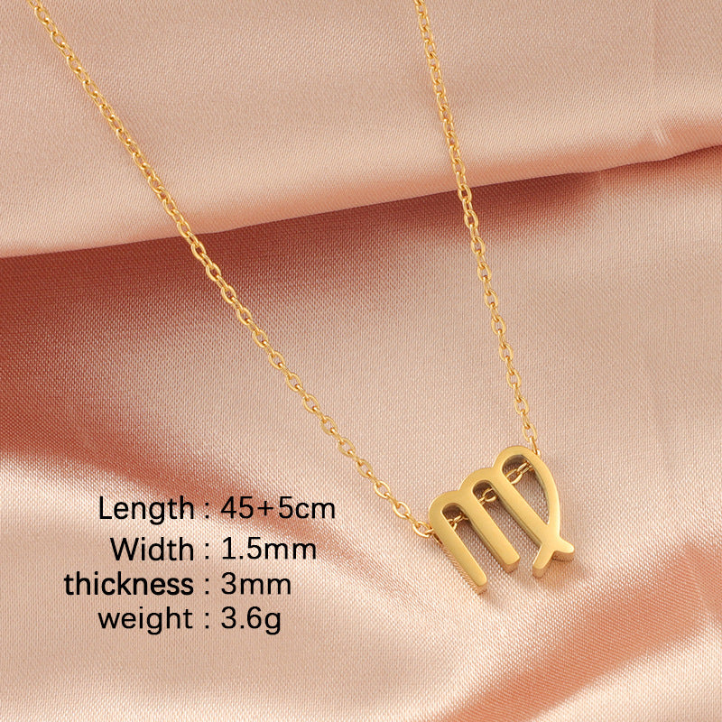 Twee Constellations Constellation Clavicle Chain Card Necklaces