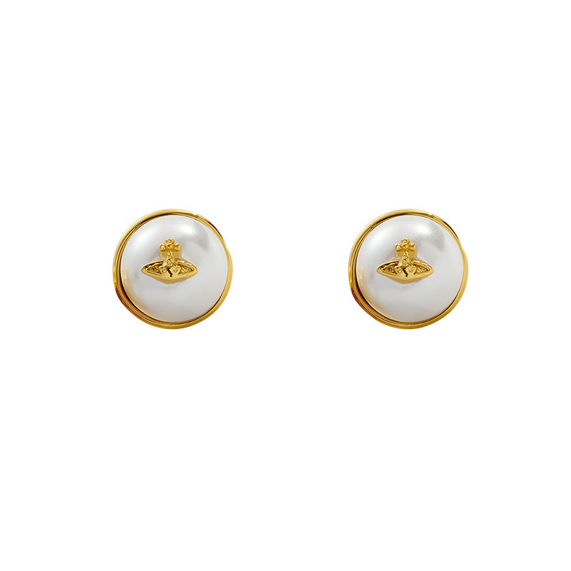 Pearl Queen Mother Elegant High Sense Earrings