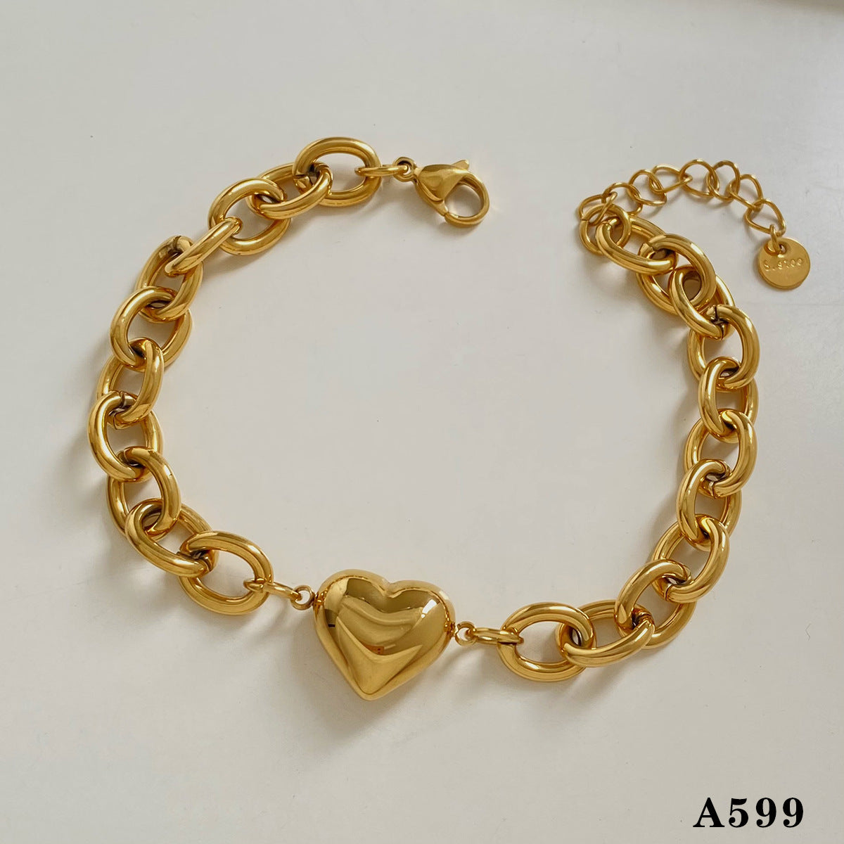 Natural Freshwater Pearl Heart Zircon Suit Creative Bracelets