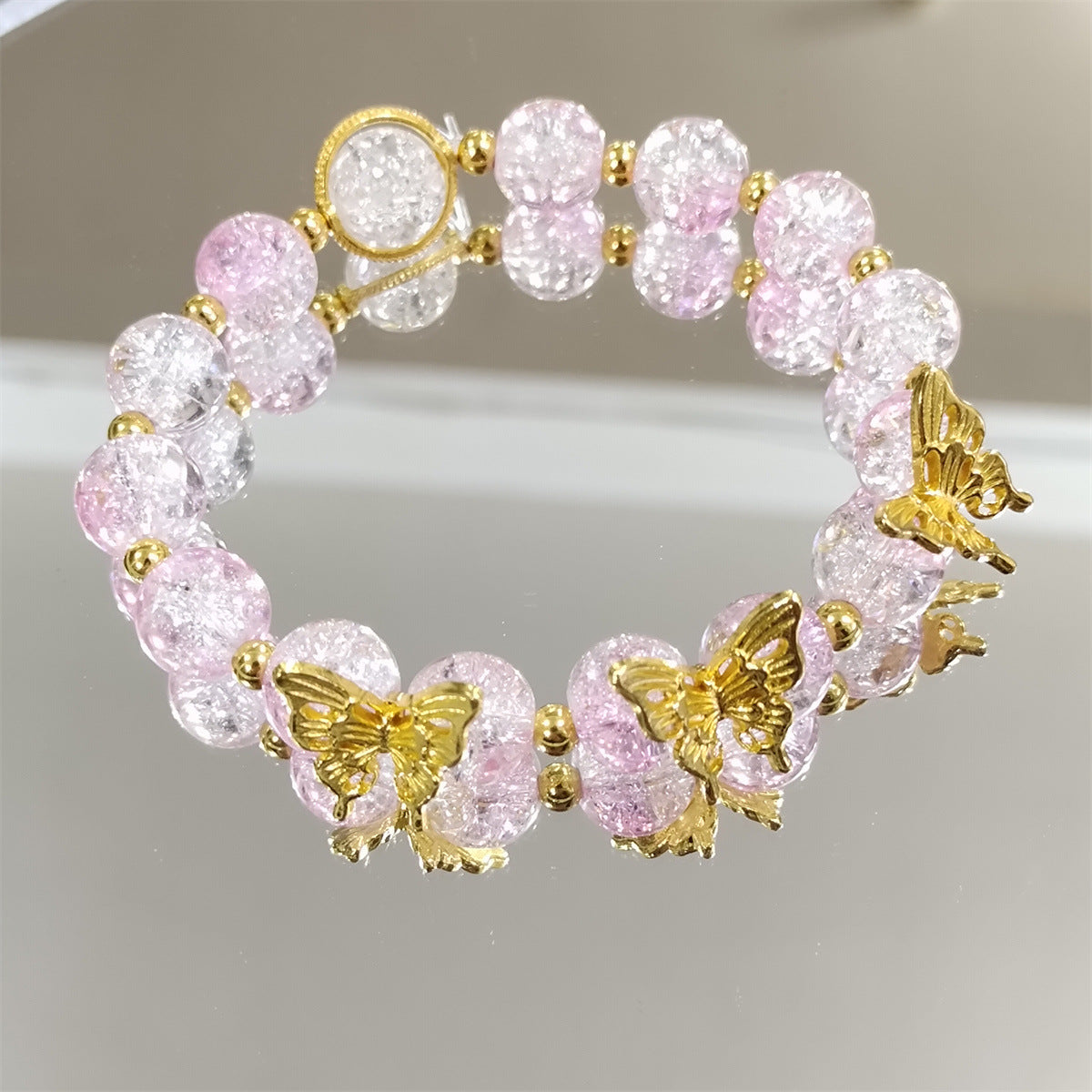 Butterfly Elegant Female Design Light Luxury Girlfriend Bracelet