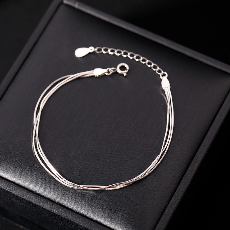 Women's Snake Bone Choker Simple Elegant Cold Style Light Luxury Bracelets