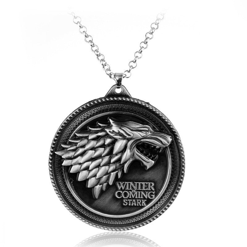 Films Television Nine Family Dragon With Three Heads Necklaces