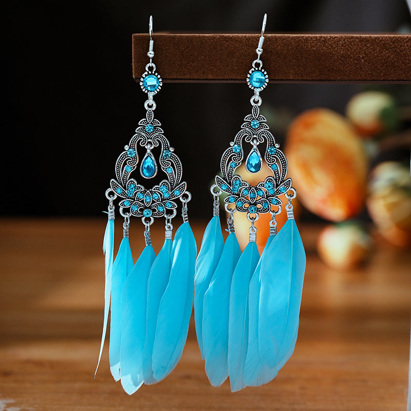 Versatile Innovative Feather Your Daisy Ornament Earrings