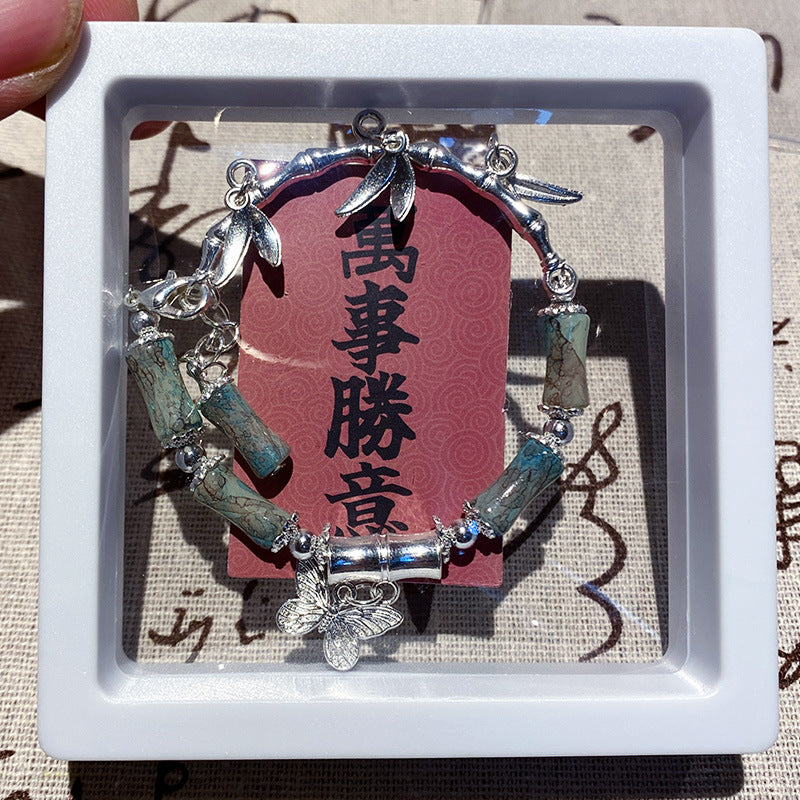 Women's Bamboo Alloy Chinese Style For Girlfriends Pick Bracelets