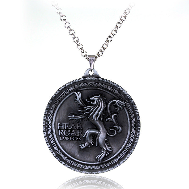 Films Television Nine Family Dragon With Three Heads Necklaces