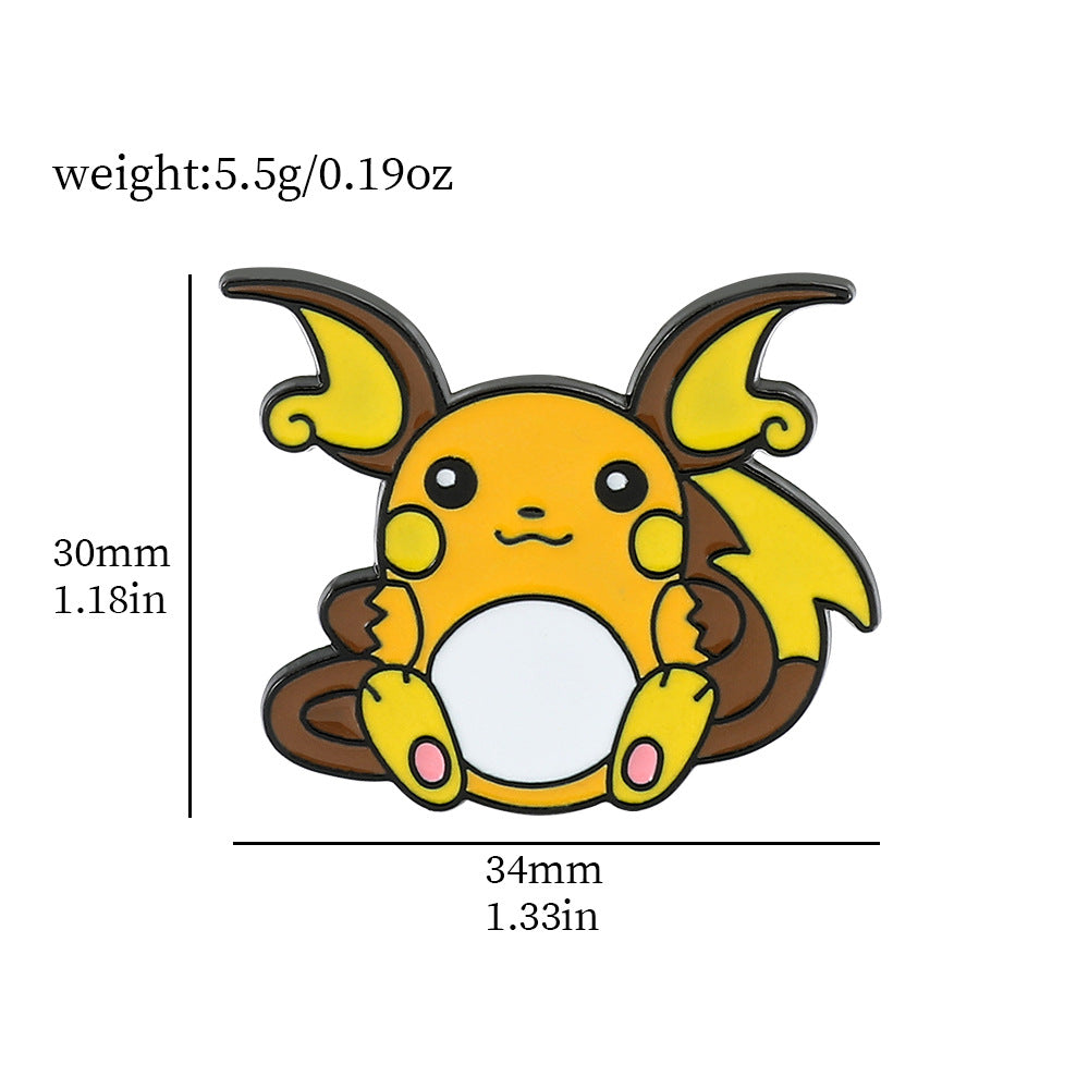 Cartoons Animation Brooch Poke Ball Badge Brooches